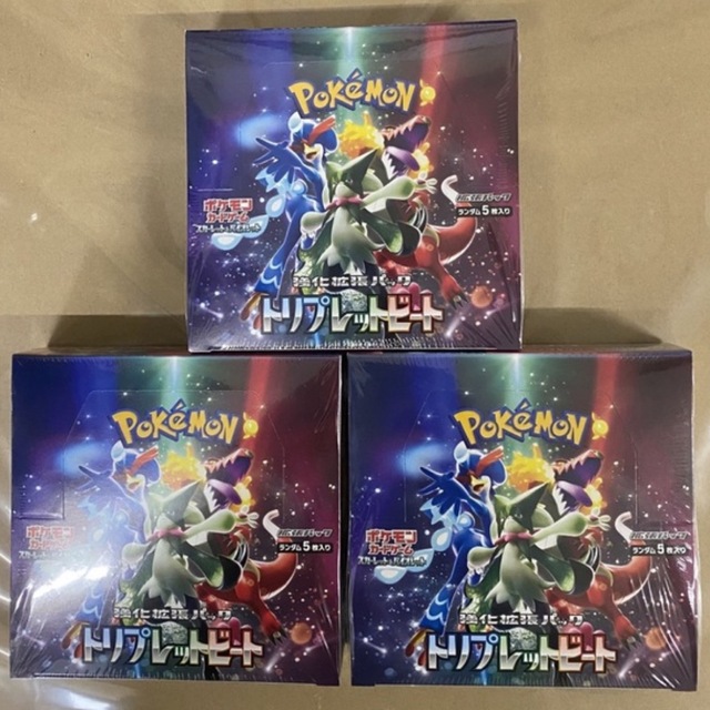 ポケモンカード トリプレットビート シュリンク付き 3BOX | www