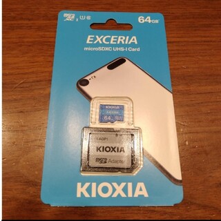 トウシバ(東芝)の新品未開封　キオクシア　microSDカード　マイクロSDカード　64GB(その他)
