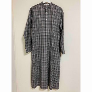 AURALEE 21ss ウール チェック ワンピース オーラリー マキシ