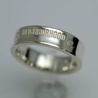 NEIGHBORHOOD SILVER PLAIN RING 19号 シルバー-