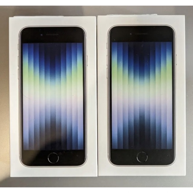 Apple - 2台セット!iPhone SE 第3世代 64GB スターライトの通販 by