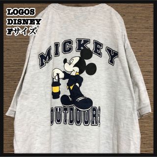 ディズニー(Disney)のディズニー　ロゴス】半袖Tシャツ　ミッキー　ランタン　Vネックバックプリント24(Tシャツ/カットソー(半袖/袖なし))