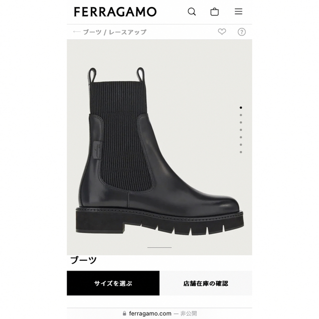 休日限定 Salvatore Ferragamo - サルヴァトーレ フェラガモ ブーツ