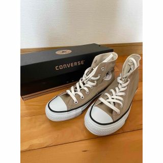 コンバース(CONVERSE)のコンバース ハイカット ベージュ　37(スニーカー)