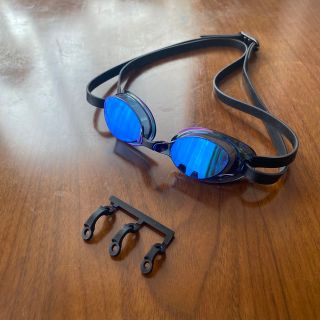 ミズノ(MIZUNO)のMIZUNO スイムゴーグル ACCEL EYE  (ノンクッション/ミラー)(マリン/スイミング)