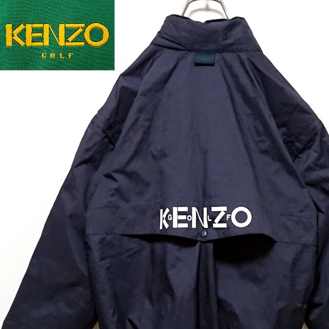 《激レア》ケンゾーゴルフKENZO☆入手困難ブランドロゴ ナイロンジャケット