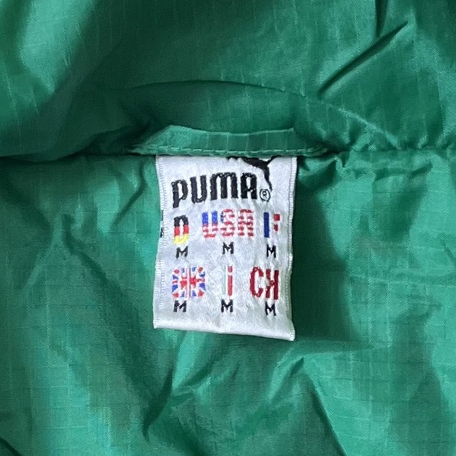 PUMA(GER)ビンテージパデッドコート　90's万国旗タグ