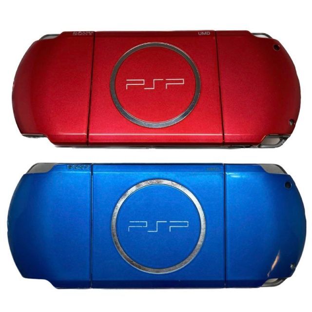 プレイステーション・ポータブル PSP-3000 赤青セット-