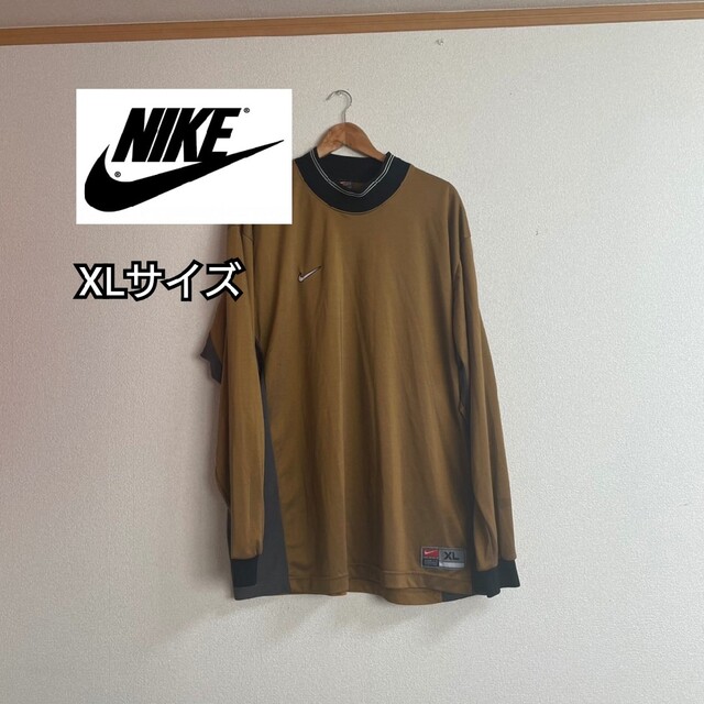 NIKE(ナイキ)のNIKE チームタグ 90s リンガーネック 刺繍ロゴ ヴィンテージ メンズのトップス(スウェット)の商品写真