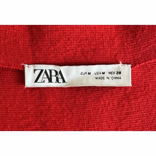 ZARA(ザラ)のu様専用　Zara レッドミニワンピース レディースのワンピース(ミニワンピース)の商品写真