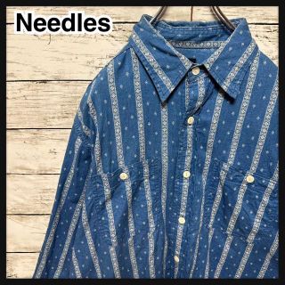 フルオーダー Lサイズ!Needles 総柄ストライプ カバーオール