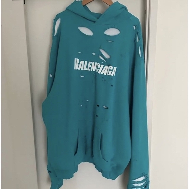 ✨極美品✨バレンシアガ BALENCIAGA デストロイ　パーカー