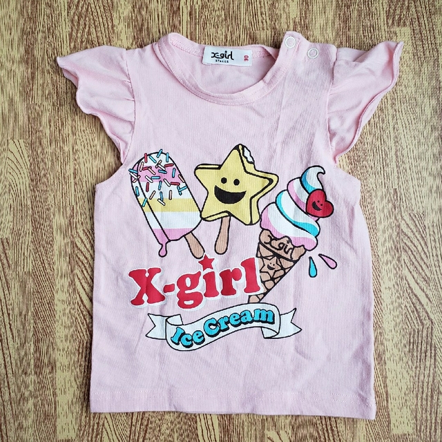 X-girl Stages(エックスガールステージス)のX-girl　Tシャツセット キッズ/ベビー/マタニティのキッズ服女の子用(90cm~)(Tシャツ/カットソー)の商品写真