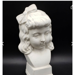 石膏像～リボンの少女(彫刻/オブジェ)