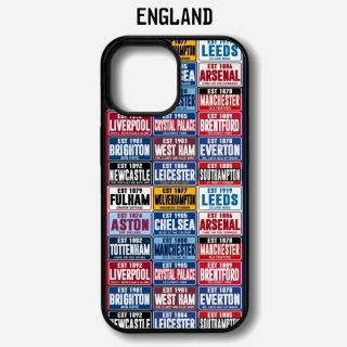 新品 iPhone14 ケース プレミアリーグ コラージュ ③ EPL CITY(応援グッズ)