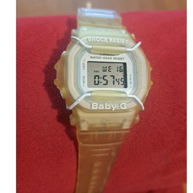 Baby-G(ベビージー)のCASIO★BG-360可愛いワイヤー★クリア★ レディースのファッション小物(腕時計)の商品写真