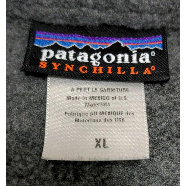 シンチラ】パタゴニア Patagonia フリース ハーフジップ グレー XL