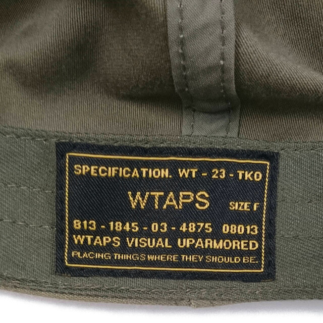 W)taps(ダブルタップス)のWTAPS ダブルタップス 17AW A-3 01 CAP CONY .SATIN キャップ オリーブ サイズフリー 正規品 / B3443 メンズの帽子(キャップ)の商品写真