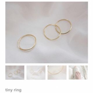 tiny ring #15 / lui jewelryの通販 by Siro_'s shop｜ラクマ