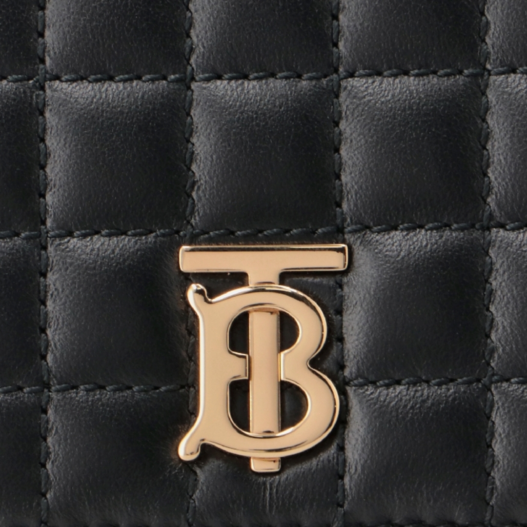 BURBERRY(バーバリー)のバーバリー BURBERRY 財布 レディース 三つ折り ローラ キルティング フォールディングウォレット ブラック 8062372 レディースのファッション小物(財布)の商品写真