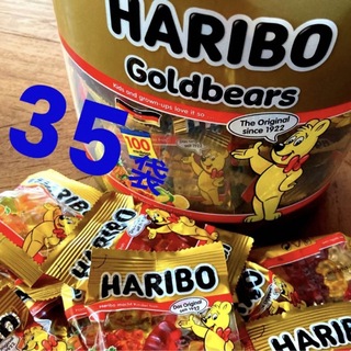 コストコ(コストコ)の《コストコ購入品》HARIBO  ハリボー  ミニゴールドベアドラム  35袋(菓子/デザート)