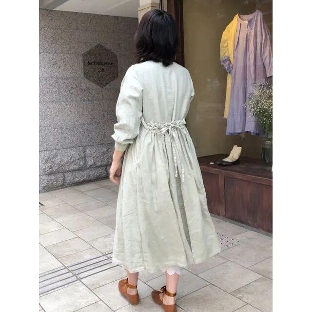 ネストローブ♡リネン重ねギャザーワンピース www.krzysztofbialy.com