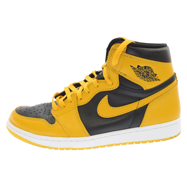 NIKE(ナイキ)のNIKE ナイキ AIR JORDAN1 RETRO HIGH OG POLLEN エアジョーダン1 ハイカットスニーカー パラン ブラック/イエロー 555088-701 メンズの靴/シューズ(スニーカー)の商品写真