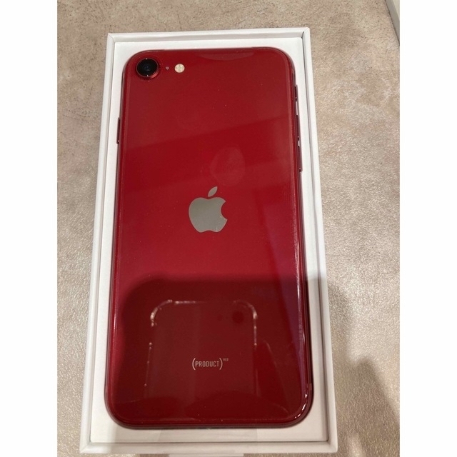 新品未使用 開封済 iPhone se3 64GB レッド 赤 red se 3