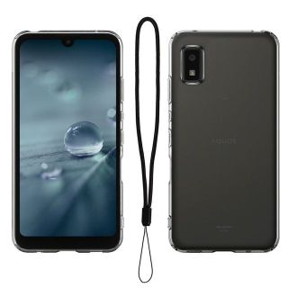 AQUOS wish/wish2 TPUケース&ハイドロゲルフィルム×２枚(Androidケース)