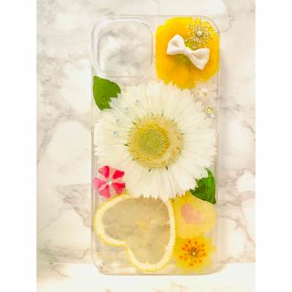 全機種対応 iPhoneケース 押し花ケース 押し花 ケース 花 Android(iPhoneケース)