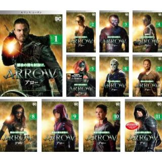 [283208-160]ARROW アロー セブンス シーズン7(11枚セット)第1話〜第22話 最終【全巻セット 洋画 中古 DVD】ケース無:: レンタル落ち(TVドラマ)