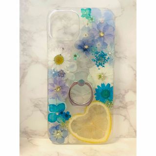 全機種対応 iPhoneケース 押し花ケース 押し花 ケース 花 Android(iPhoneケース)