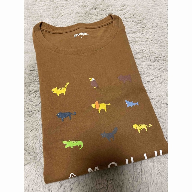 Graniph(グラニフ)の【セーラーＶ様専用】グラニフ 猛獣ロンＴ メンズのトップス(Tシャツ/カットソー(七分/長袖))の商品写真