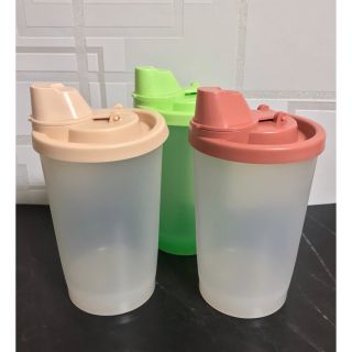 タッパーウェア(TupperwareBrands)のタッパーウェア　フレーバー　３個  調味料入れ　保存容器(調理道具/製菓道具)