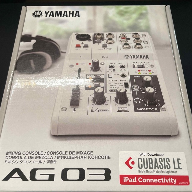 YAMAHA ウェブキャスティングミキサーAG03 美品 楽器 オーディオ