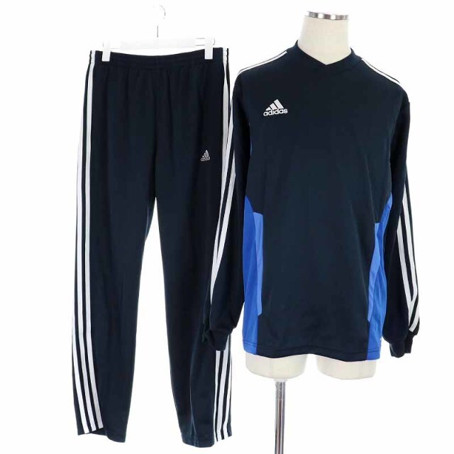 adidas アディダス  ジャージ　セットアップ　ＸＬ O ネイビー