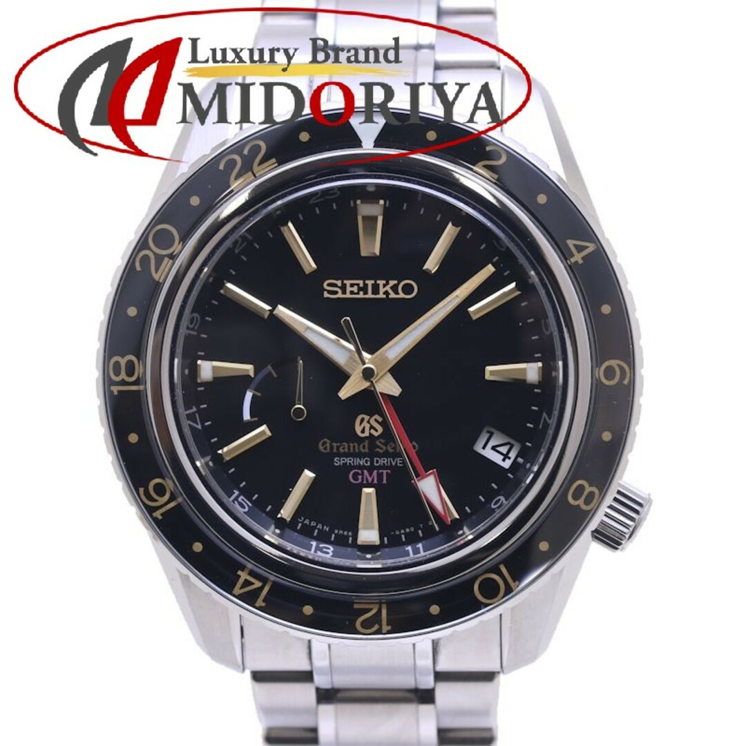 セイコー Grand Seiko GS スプリングドライブGMT SBGE015 9R66-0AF0 マスターショップ限定 ブライトチタン メンズ / 38858【腕時計】