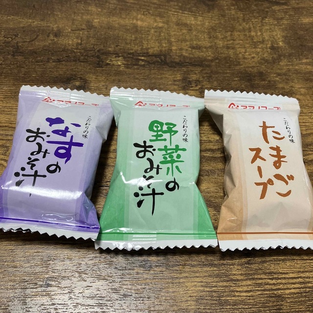 アマノフーズ　おみそ汁　味噌汁　たまごスープ 食品/飲料/酒の加工食品(インスタント食品)の商品写真