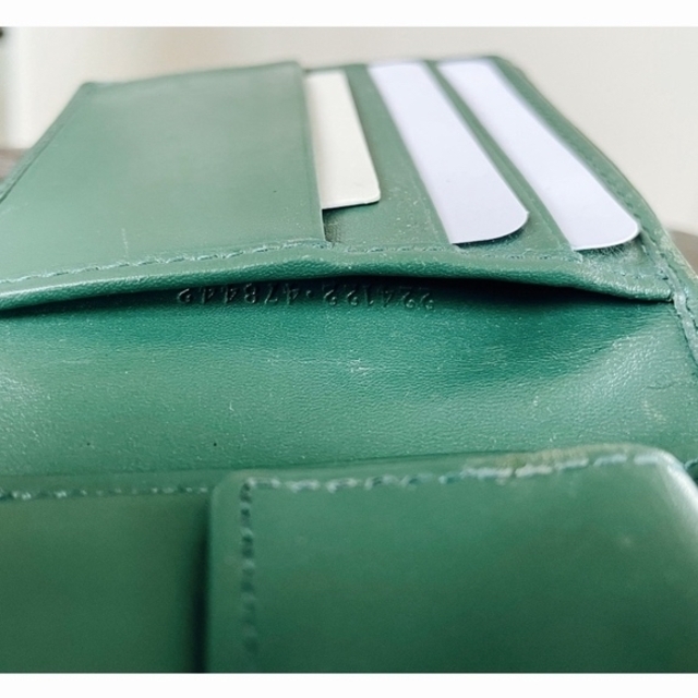 Gucci(グッチ)のコンソメスープ様用　GUCCI グッチ　二つ折り財布　グリーン メンズのファッション小物(折り財布)の商品写真