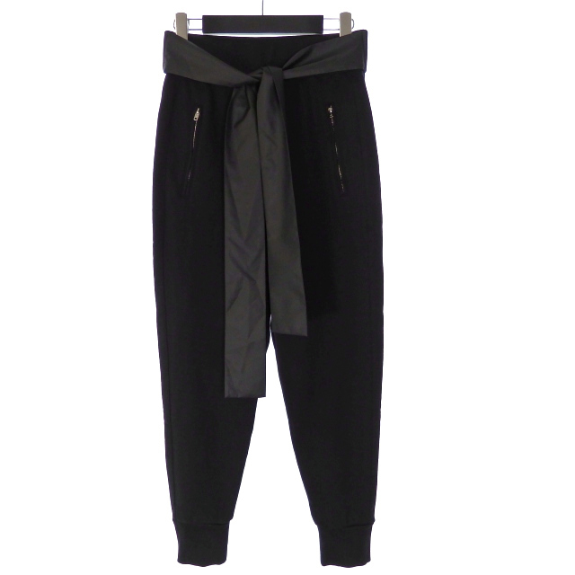 3.1 Phillip Lim - 3.1 フィリップリム 21SS タイウエスト トラックパンツ S ブラック 黒