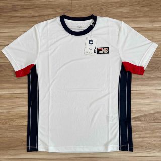 FILA フィラ テニスウェア クルーネックシャツ VM5586 灰メンズM新品