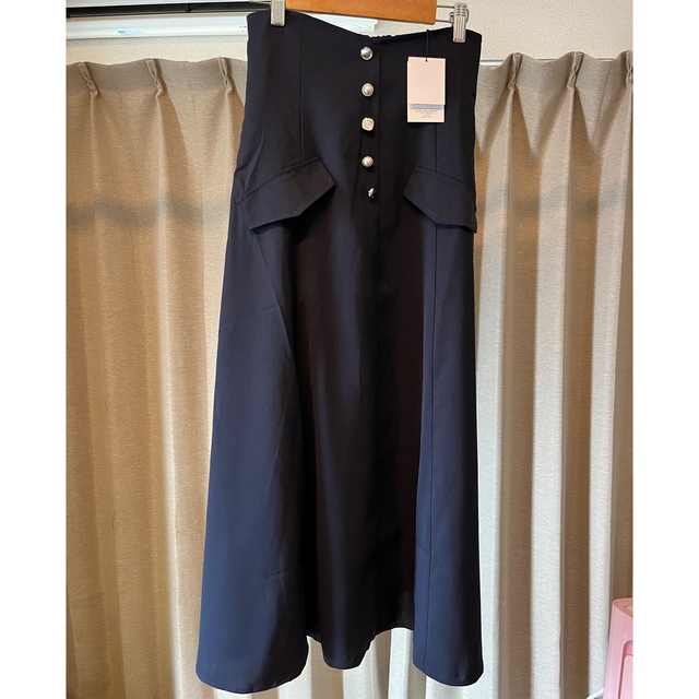 GRL(グレイル)のアソートボタンハイウエストフレアスカート[tu578] レディースのスカート(ロングスカート)の商品写真