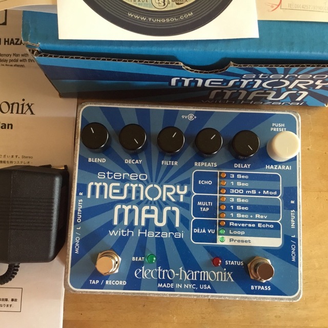 楽器EHX STEREO MEMORY MAN WITH HAZARAI 正規輸入品