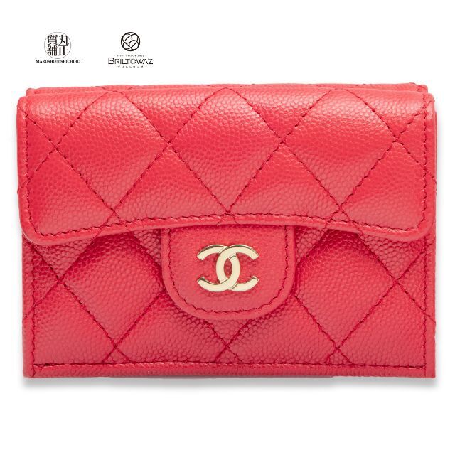 殿堂 - CHANEL シャネル キャビア レッド AP0230 スモールフラップ