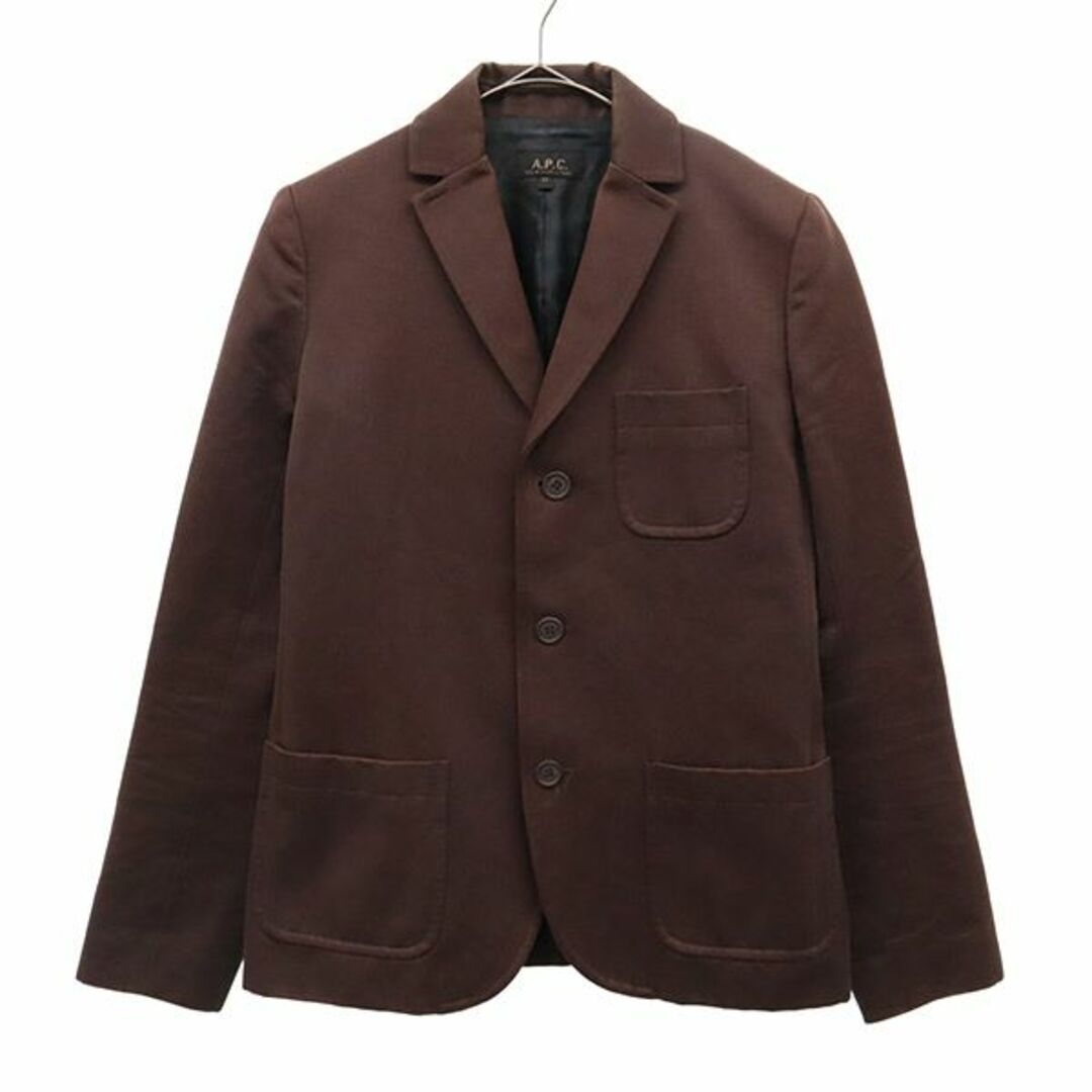 アーペーセー フランス製 テーラードジャケット 36 ブラウン A.P.C.