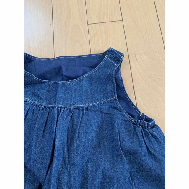 GU(ジーユー)のGU ジーユー キッズ オールインワン 110 キッズ/ベビー/マタニティのキッズ服女の子用(90cm~)(パンツ/スパッツ)の商品写真