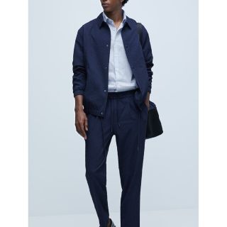 ザラ(ZARA)のZARA　コーチジャケット　ネイビーブルー(その他)