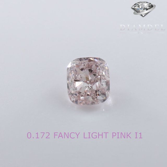 ピンクダイヤモンドルース/ F.LIGHT PINK/ 0.172 ct.FAINT付属品