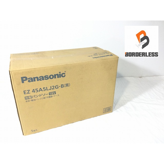 Panasonic(パナソニック)の☆未使用品☆Panasonic パナソニック 18V 充電バンドソー EZ45A5LJ2G-B 黒 切断機 バッテリ2個 充電器 ケース 68590 自動車/バイクのバイク(工具)の商品写真