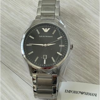 履き心地◎ ARMANI クロノグラフ 腕時計 日付機能最大50メートルの耐水